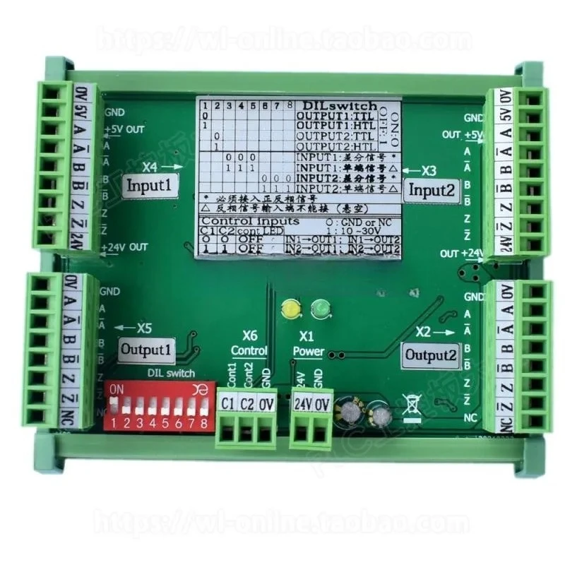 Pulse signal distributor gv210 encoder 1 minute 2 signal subdivider 2 channels to 1 channel hsz210