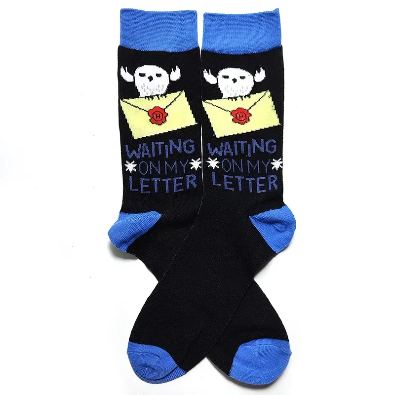 Nuevos calcetines de Harry Potter, mago misterioso, universidad, fiesta de cosplay, mago, escuela de brujería y magia, calcetines para hombres y mujeres