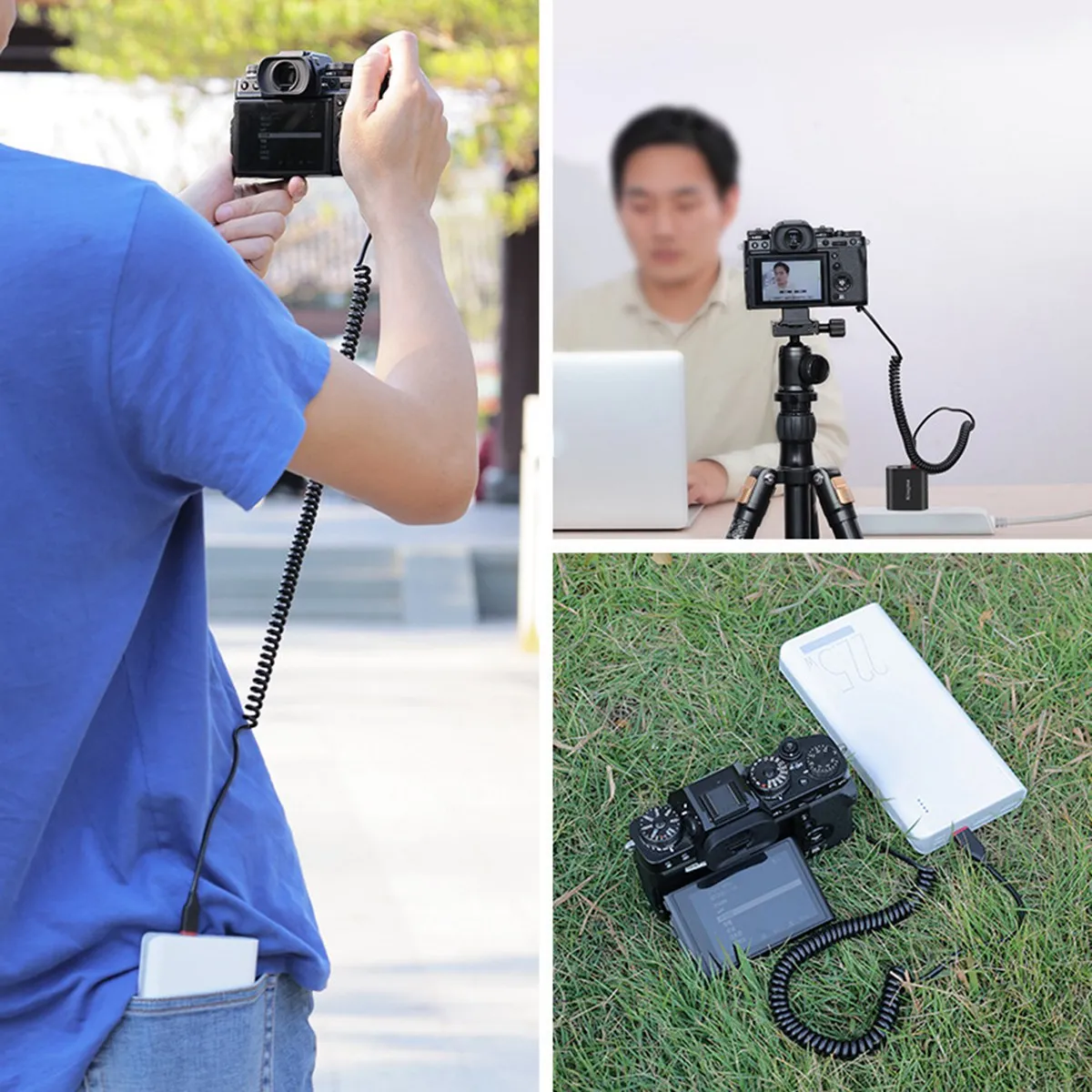 نوع USB C NP-W126S الدمية بطارية تيار مستمر محول التيار المتردد ل Fujifilm X-T1 X-S10 X-T30 II X-T20 X-T10 X-T200 شاحن الكاميرا