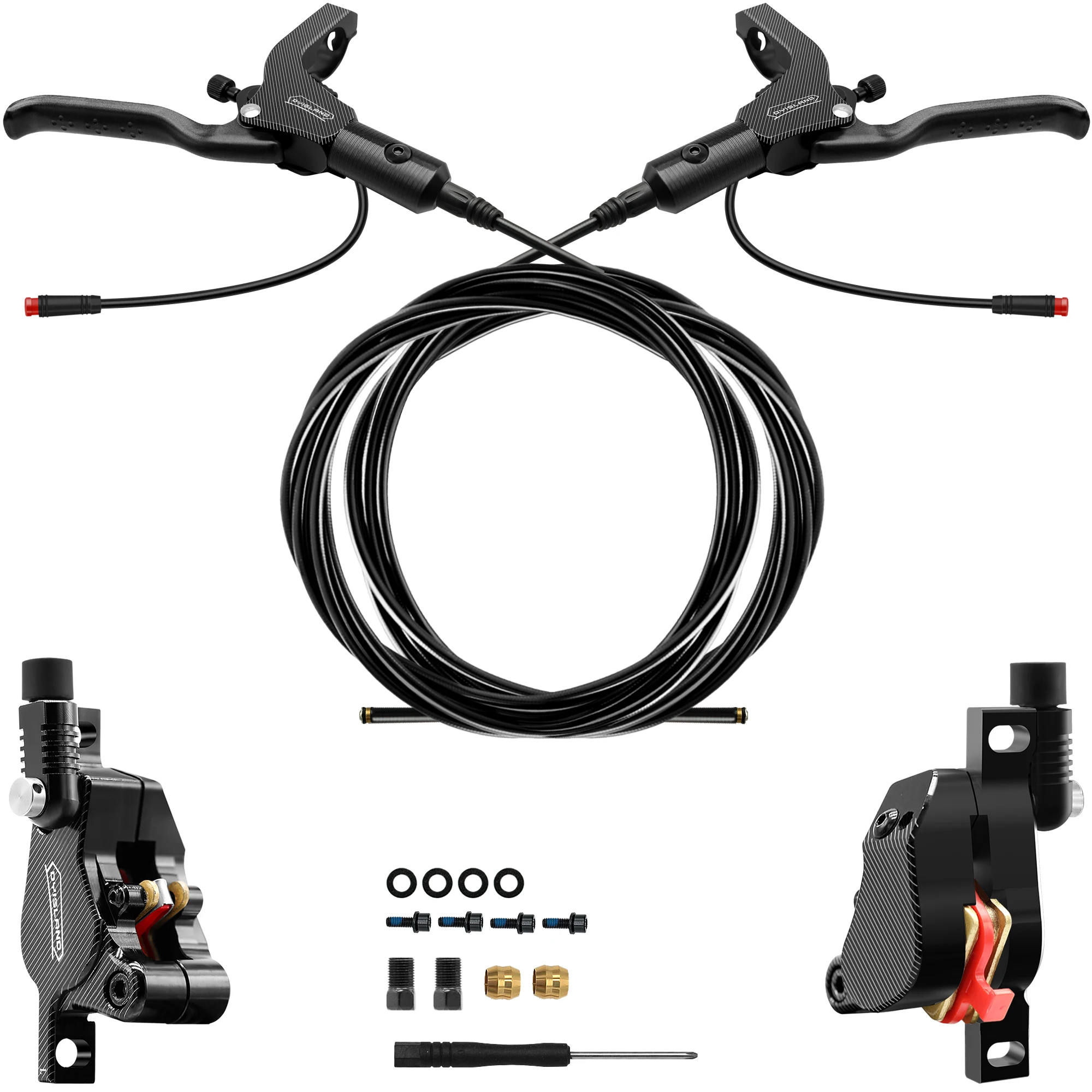 DYISLAND LD210 Elektroroller Hydraulische Scheibenbremse 2-PIN Stromabschaltung E-Scooter Bremse für Kukirin KUGOO Dualtron Kaabo Mantis – Detail 8