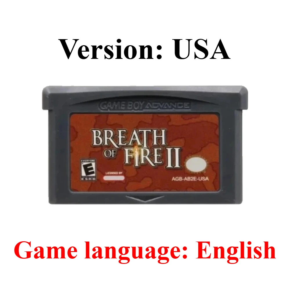 GBA Englische Spielkassette Final Fantasy Advance Wars Metroid Kirby Golden Sun Doom of Fire für GBA SP Spiel Klassische Spielkarte – Detail 4