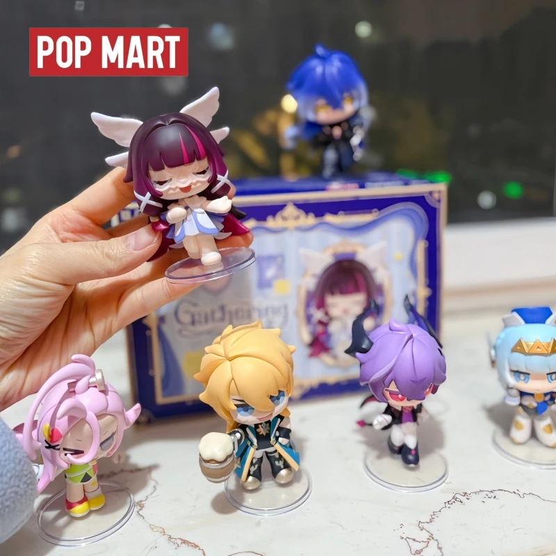

Hot New Spot Popmart Genuine Genshin Impact Happy New Year Q Series Hand Made Surprise Blind Box Decoration Toy Collection Gifts