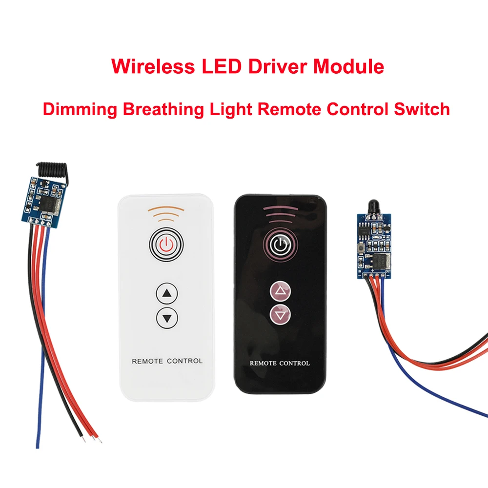 40W DC3.3-24V Explosion Flash Dimming Breathing Light Miniature Remote Control Switch 30W DC5-24V PWM Infrared Dimming LED Drive