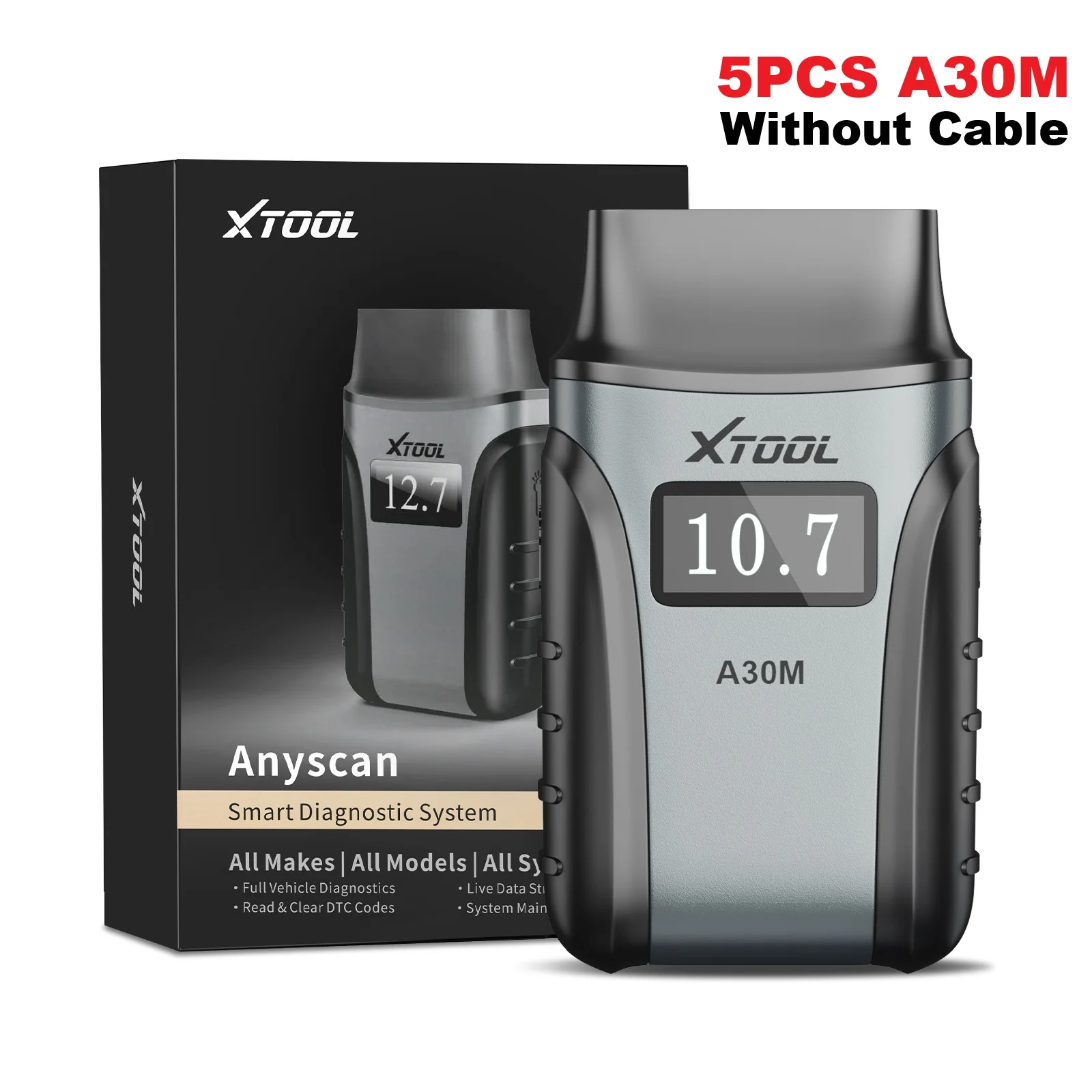 XTOOL Anyscan A30M BT OBD2-scanner Autodiagnostische hulpmiddelen 26+ Resets Actieve test CANFD FCA Autoauth Alle levenslange gratis update