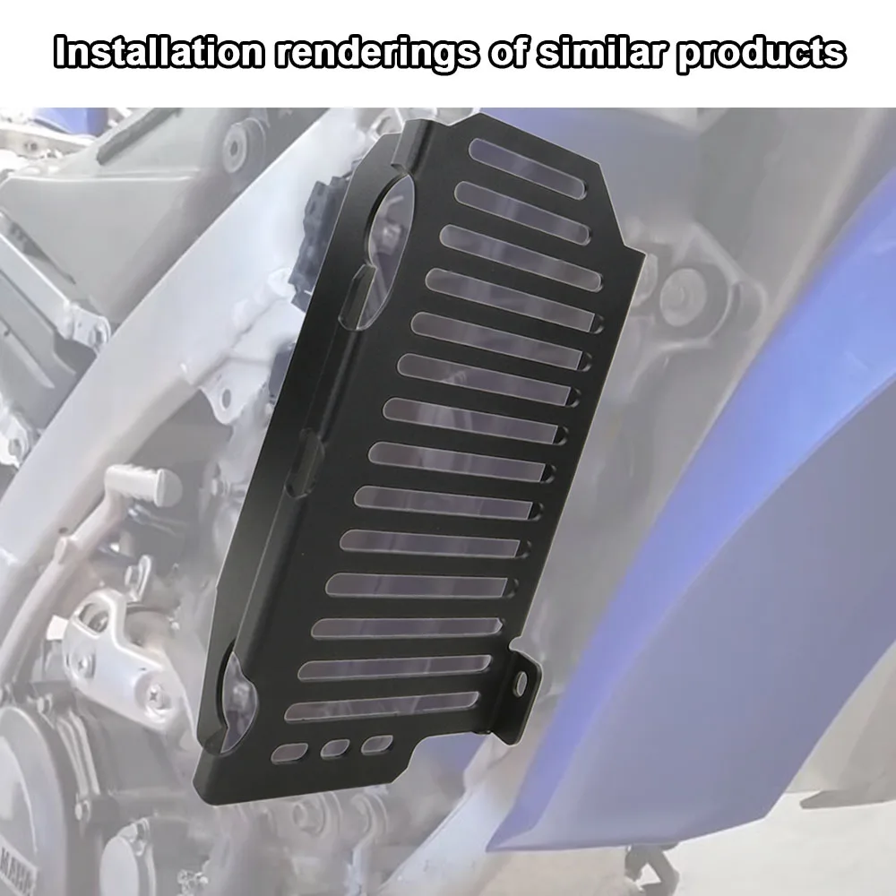 Motorcycle Aluminum Radiator Guard Engine Cooling Cover Crash Protector Fit For Yamaha WR250F WR450F YZ250F YZ250FX YZ450F/FX