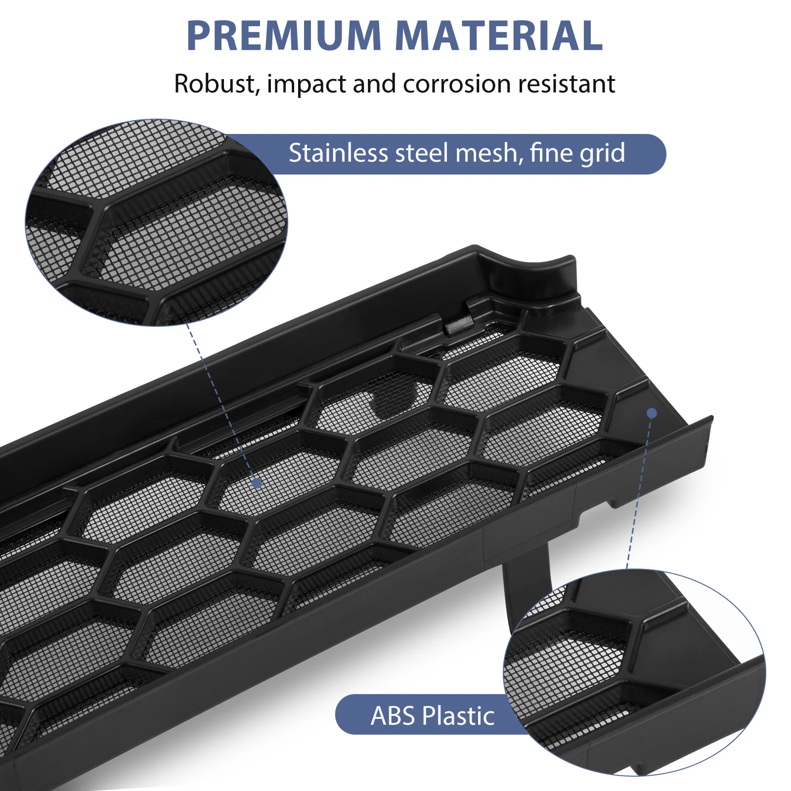 Für Tesla Modell Y Juniper Frontschürze Grill Mesh 2025, Lufteinlass Vent Grille Abdeckung Auto Zubehör