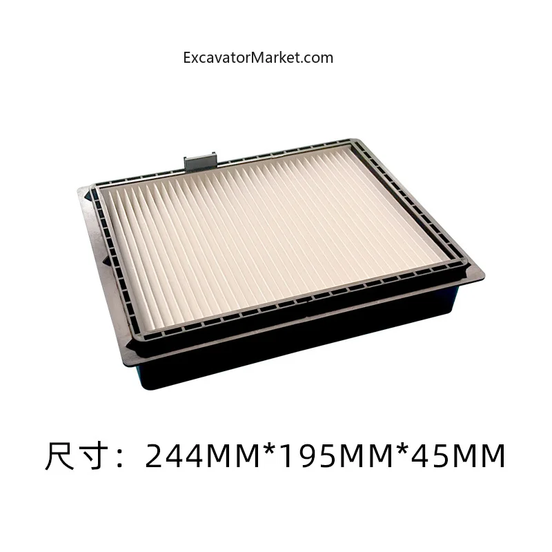 Excavator Parts For Doosan Daewoo DH DX380 420 500 520 340 built-in external air conditioner filter mesh high quality parts