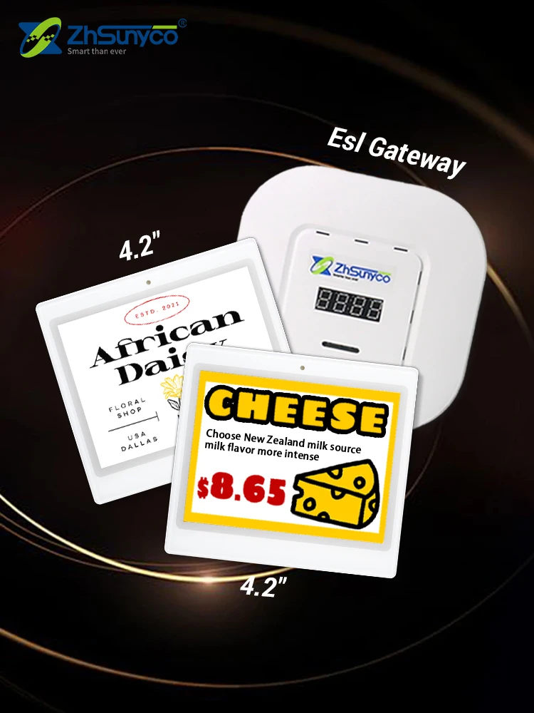 2.4GHz Digital Price Tag Automatic Label ESL System Electronic Shelf Label for Supermarket