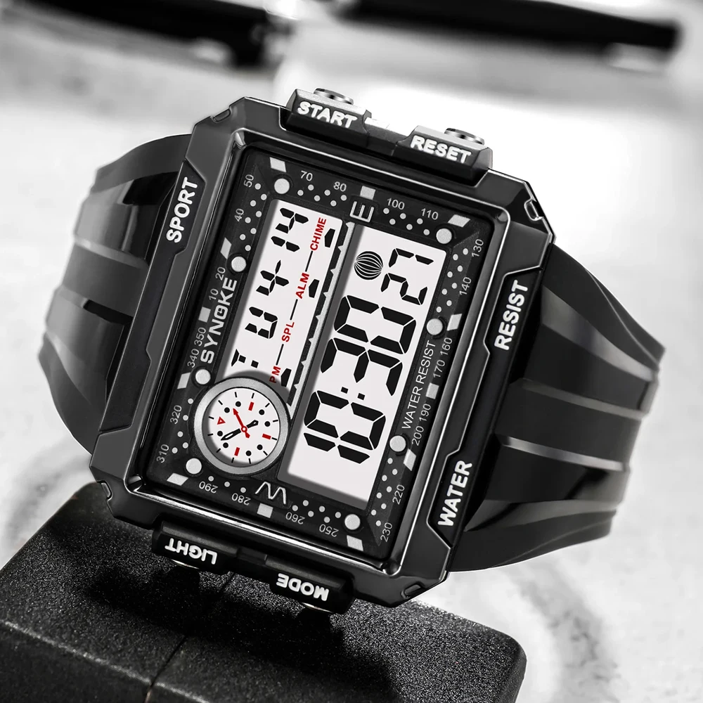 Men Digital Watches 50M Waterproof Army Military Watch Electronic Sports Mens Wristwatches