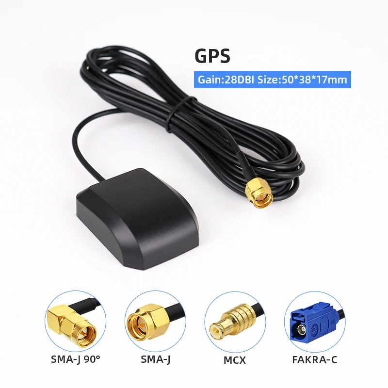 50 peças preço de fábrica gnss magnético quatro estrelas antena gps beidou de frequência única para navegação de veículos 50 ohm para sma comunica