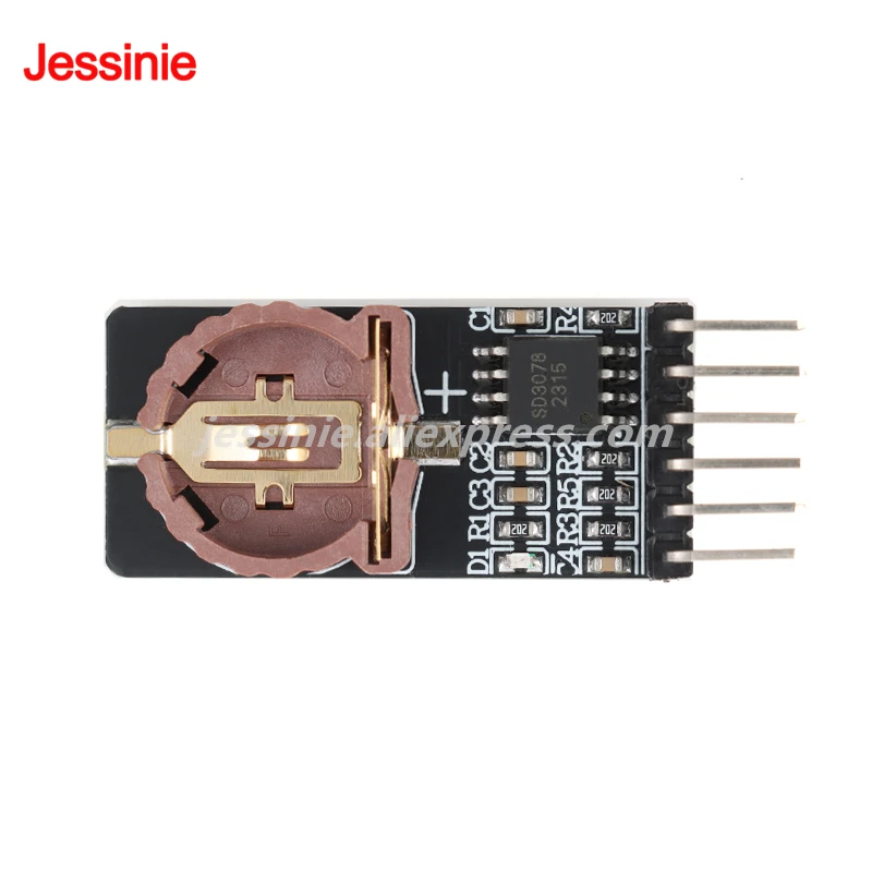 2pcs/1pc SD3078 Real Time Clock Module High Precision Full Temperature Compensation I2C Interface CR1220 Button Battery Holder