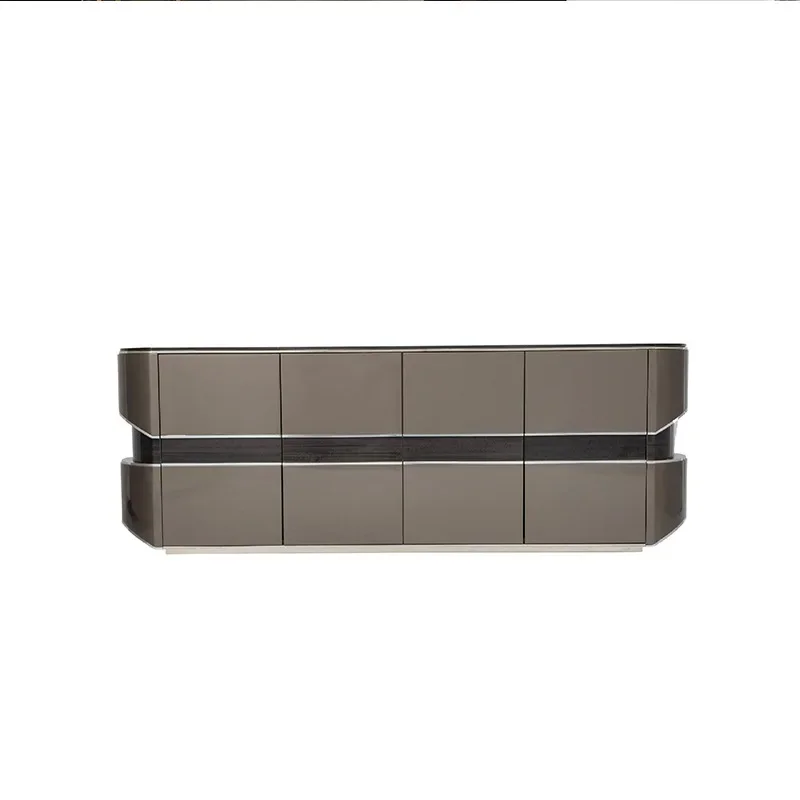 Light luxury high-end dining side cabinet TV cabinet Modern model room Living room entrance cabinet