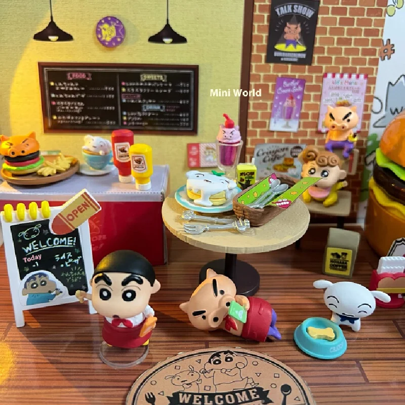 Xiaoxin figura ornamento Xiaoxin café restaurante caja ciega comida juguete muñeca ornamento para niñas regalo de cumpleaños