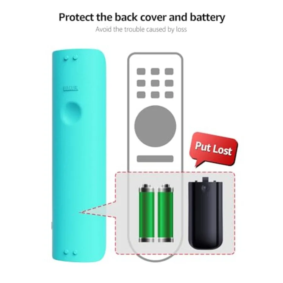 [Pack of 3] Protective Cover for Samsung TV Remote, Silicone Protective Case Compatible with Samsung Smart TV Remote BN59-01301 - view 3