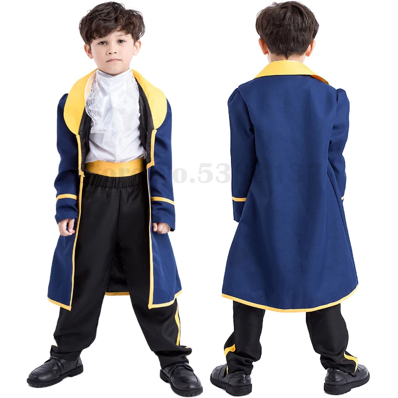 Children's Prince Role Playing Clothing King Costume Boy Parent Child Halloween Anime Stage Performance Uniform Cosplay Costume