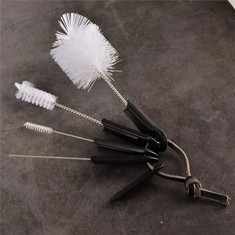 WORTHOWN-Espresso Brush Machine Cleaning Brush For Cleaning Espresso Machine Group Head Steam Wand Milk Frother Drip Tray Coffee