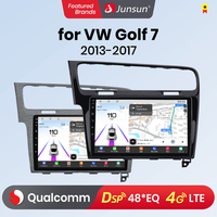 Junsun Android13 Qualcomm 8 Core Wireless CarPlay for Apple Android car Car Radio For VW Golf 7 2013-2017 Car Radio GPS FM RDS