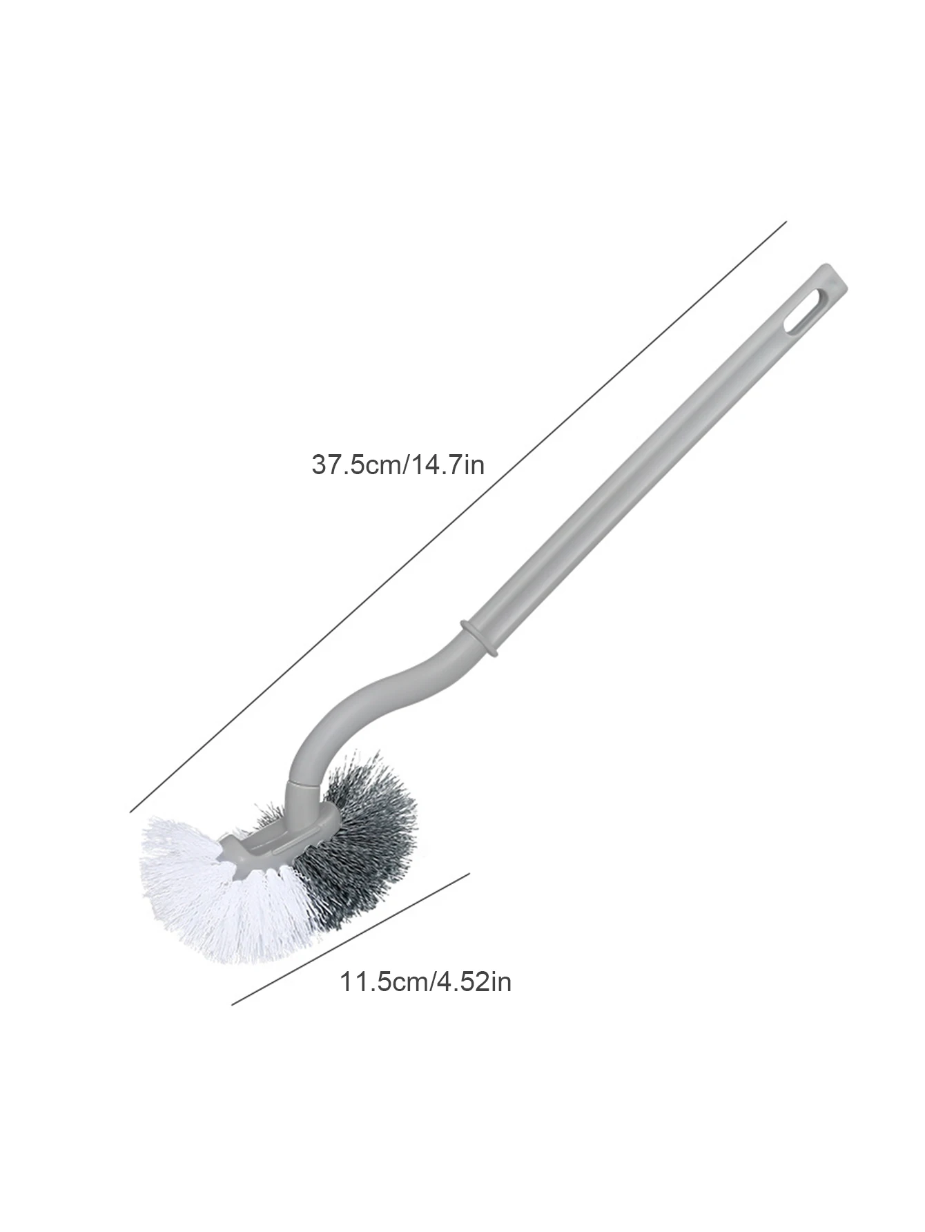 New Durable S-Shaped Toilet Brush For Household Use, No Dead Corners In Toilets, Bathroom Cleaning, Wall Mounted Cleaning Brush