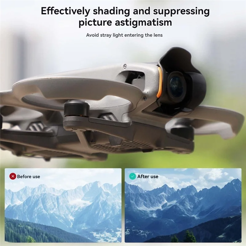 Sunnylife para DJI AVATA 2 parasol protección de cardán lente antideslumbrante cubierta parasol parasol accesorios para Dron-N35R