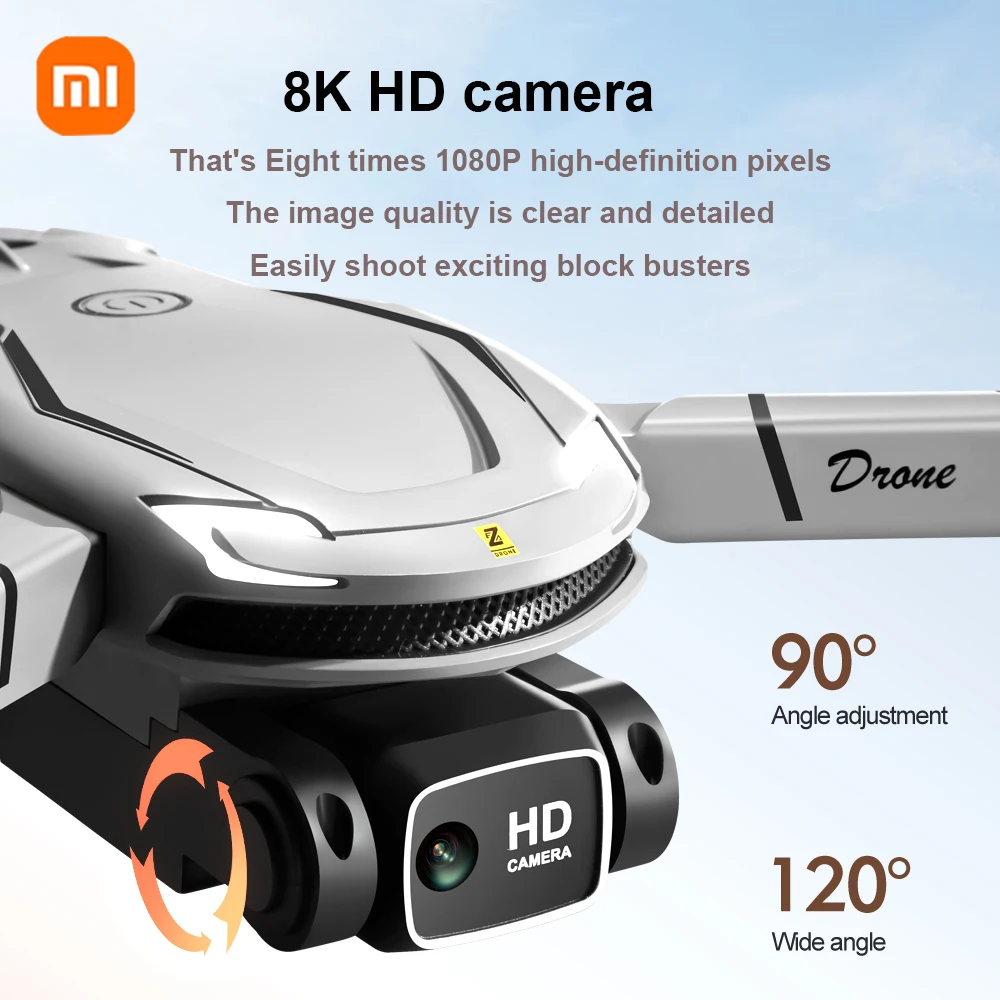 Xiaomi V888 Drone 8K Professional HD GPS Aerial 5G WIFI Remote Control Aircraft Obstacle Avoidance Dual Camera Quadcopter Toy