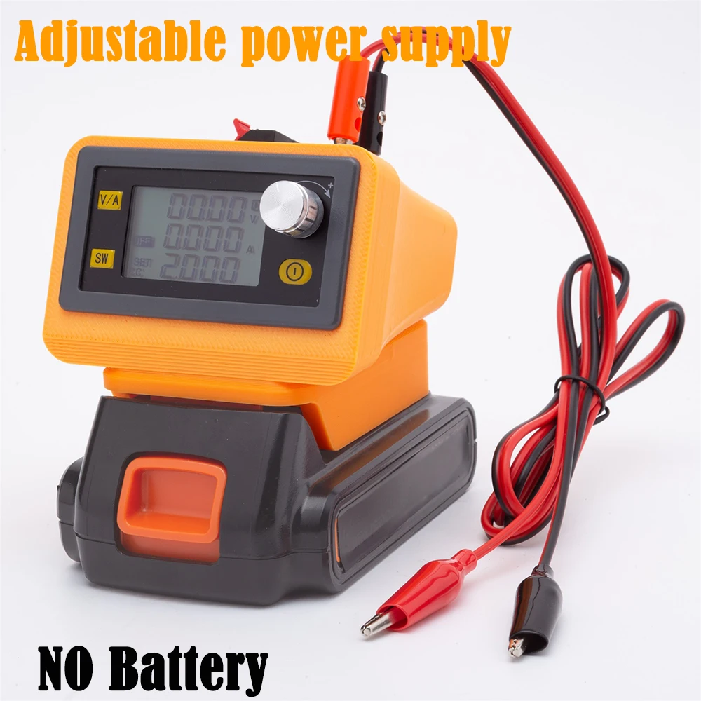 

Portable Battery CNC Adjustable Power Supply Buck Boost Converter For BLACK+DECKER 20V Lithium Battery DC Voltage Stable Outdoor