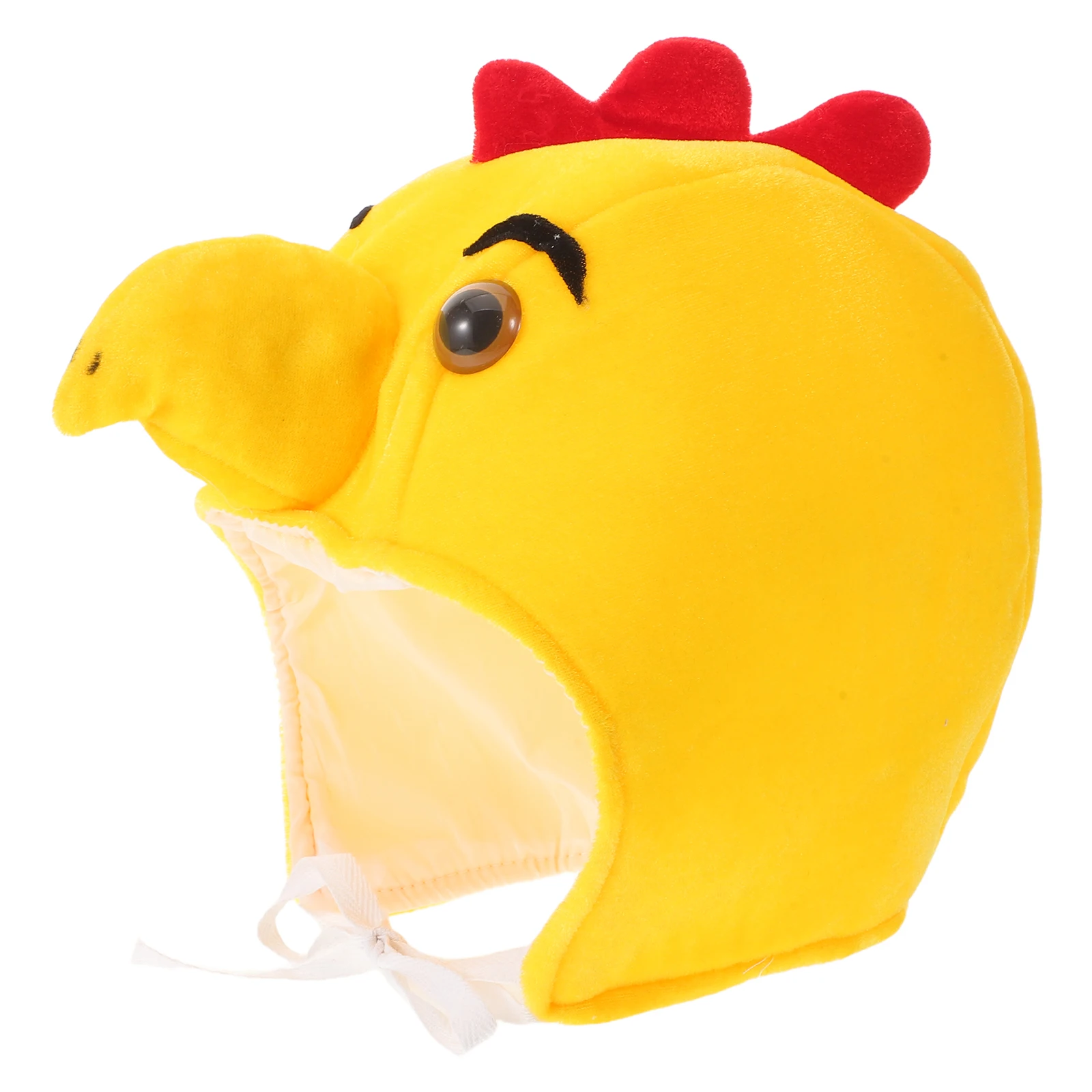 Opaska na głowę z kurczakiem, żółty kapelusz małego kurczaka, miękka czapka imprezowa, kostium świąteczny, rekwizyty do cosplayu, rozmiar M, nowatorska czapka imprezowa