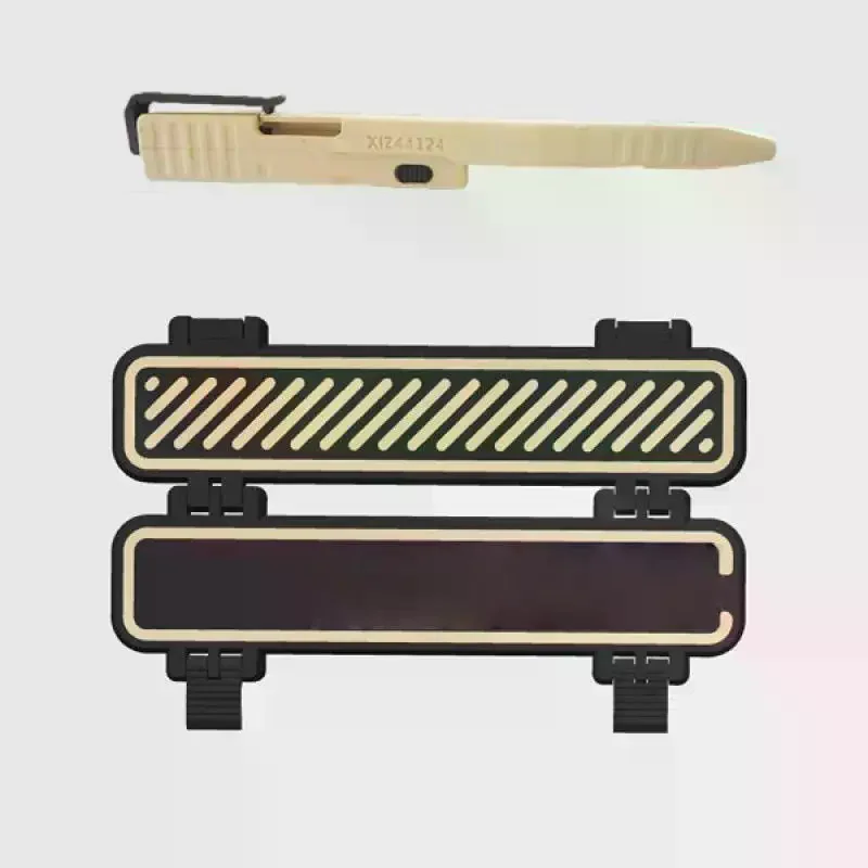 1Pcs Versatile 3D Printed Tactical Pens EDC Practical Slide-Action Ballpoint Pen Unique Creative Writing Accessories