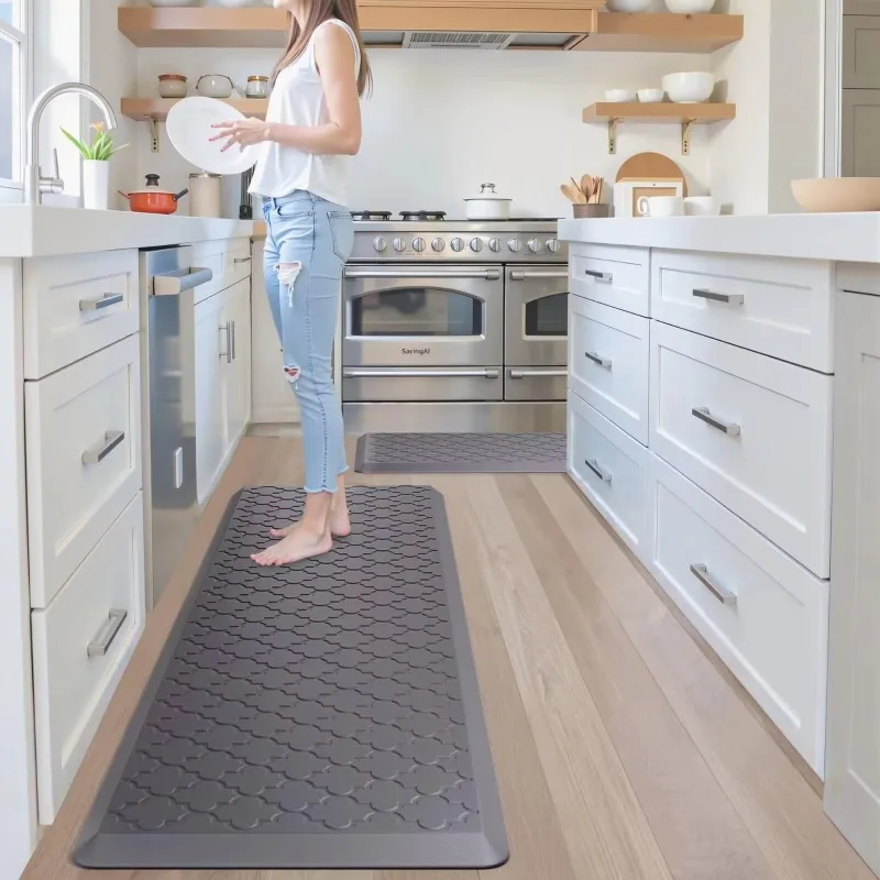 Anti Fatigue Mats for Kitchen Floor Non Slip Cushioned Rugs for Standing Office Sink Laundry