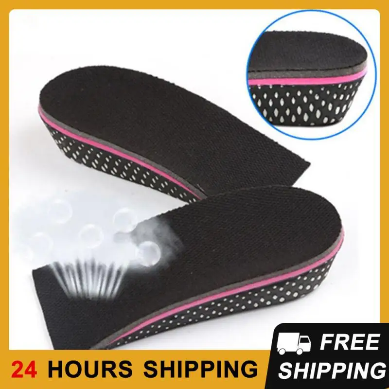 Increased Insole And Breathable Printing Insoles Internal Heightening Three-dimensional Protection Eva Invisible Leisure