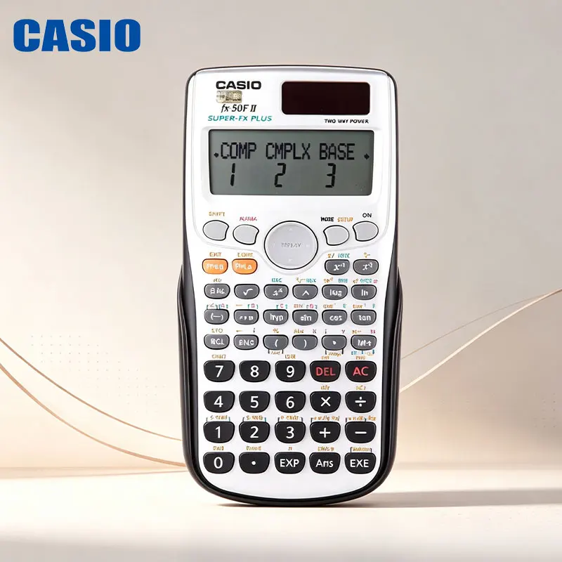 Casio FX-50F II/MH-12/DH-12/DH-14/AX-120B Long-lasting battery life business calculator - Branch company financial office