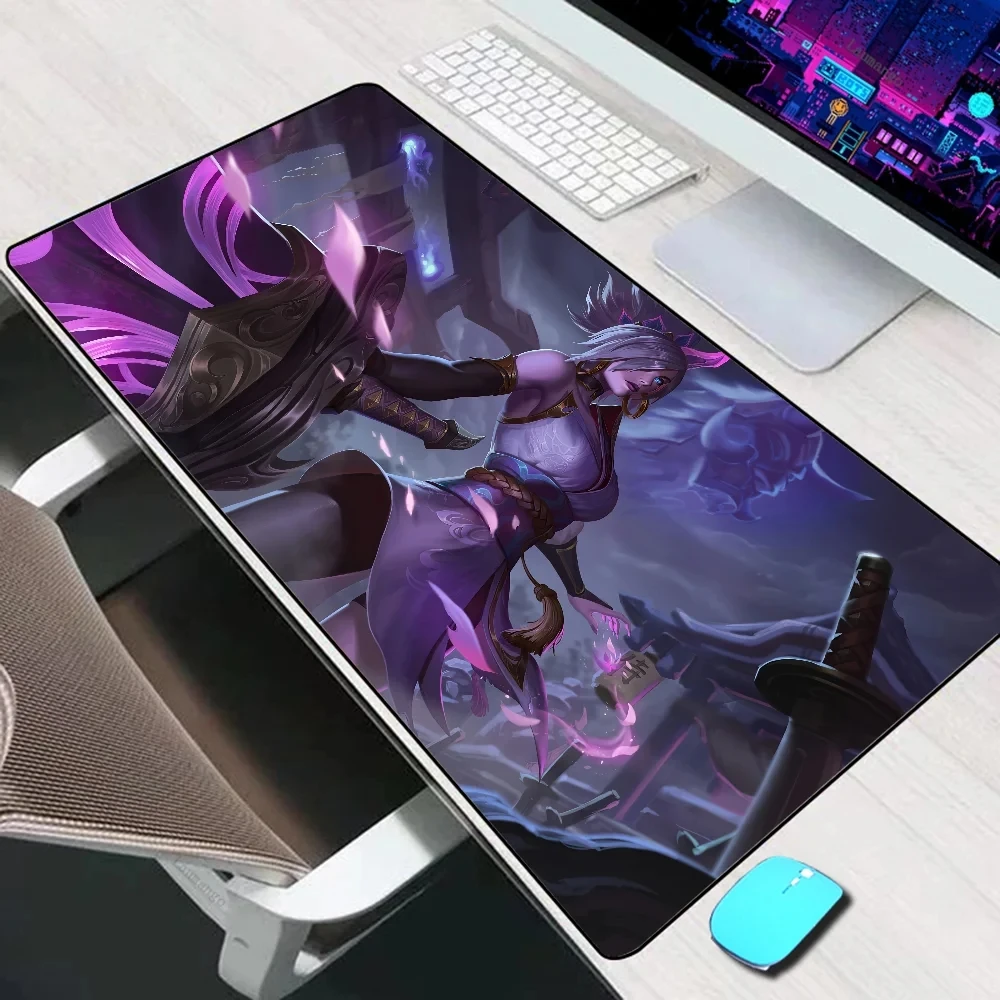 League of Legends Riven Large Mouse Pad Gaming Accessories Mouse Mat XXL Laptop Keyboard Mat PC Gamer Desk Pad Computer Mousepad