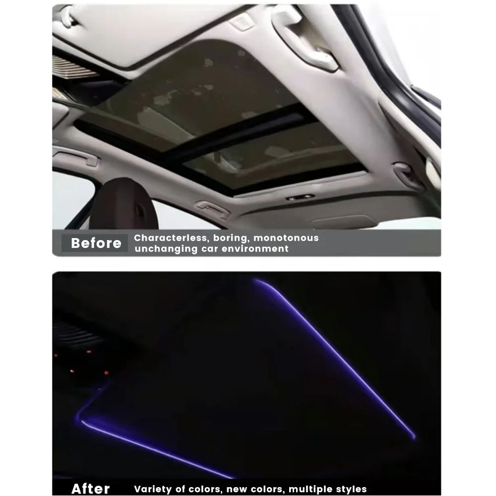 LED Sunroof Light 11 Colours For BMW G20 G30 G01 G05 3/5 Series X3 X4 X5 X6 X7 Car Roof Panoramic Skylight Ambient Lights Refit