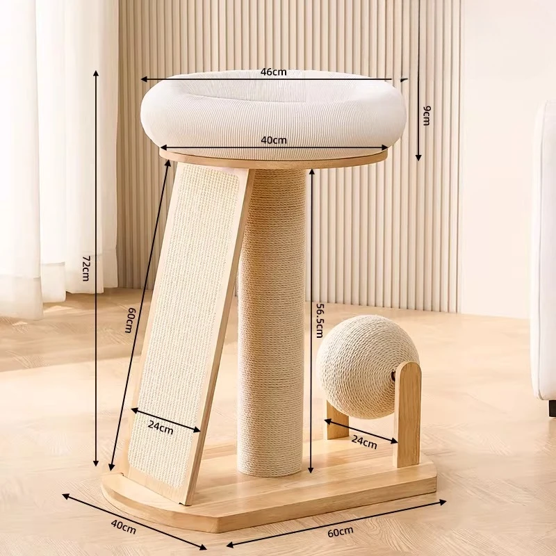 

Modern Climbing Cat Tower Castle Tree Post Towers Things Cat Tower Large Indoor Sandbox Toys Rascador De Gatos Pet Supplies