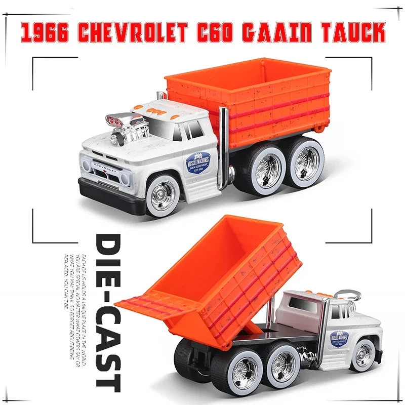 Maisto 1:64 New style MACK Chevrolet Ford transport truck combination pallet static alloy car model children\'s toy collection