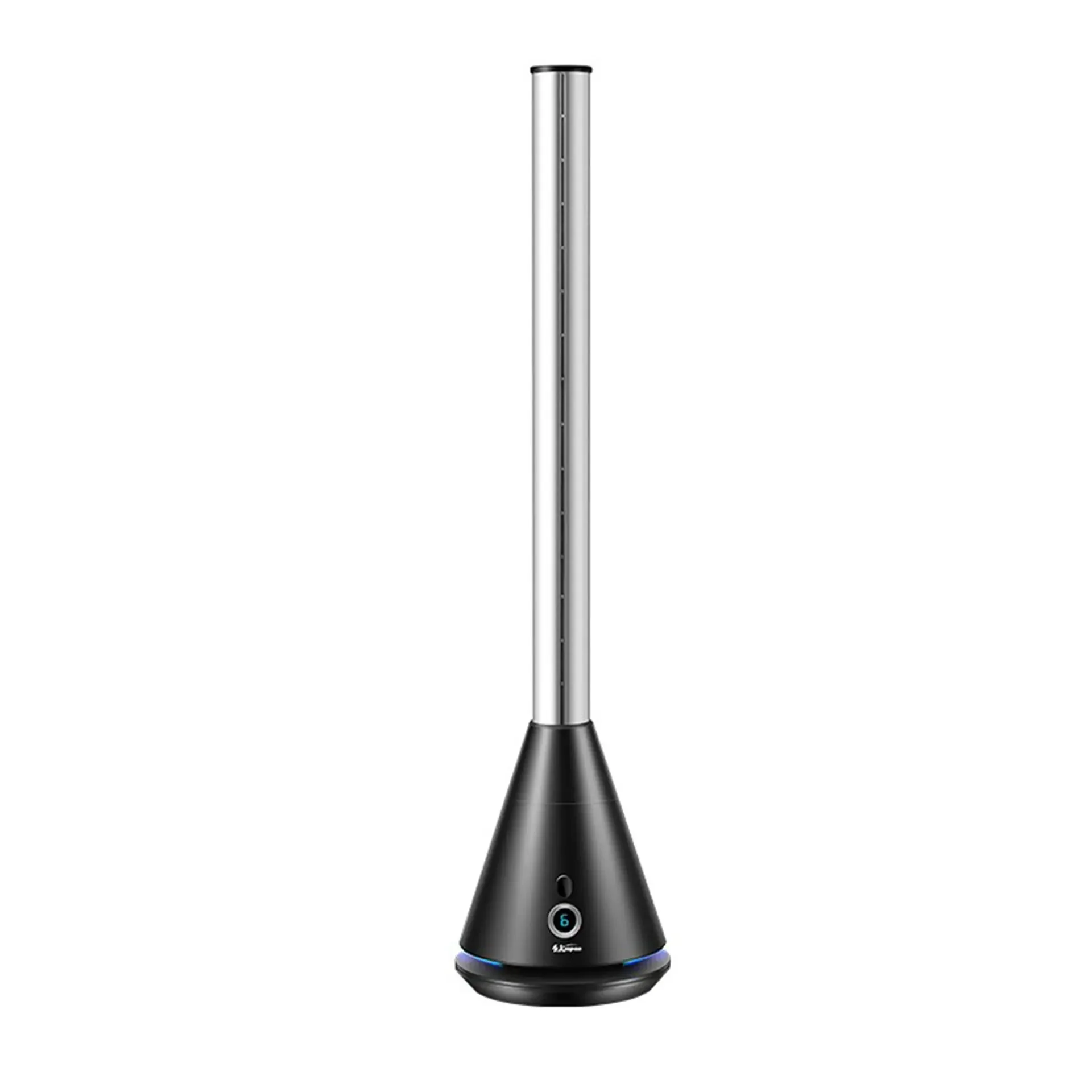 Upgraded 2026 Bladeless Fan, Safe Anti-Pinch Pedestal Fan, 12H Timer Remote Control, Low Noise Energy Efficient, Wide-Angle Air