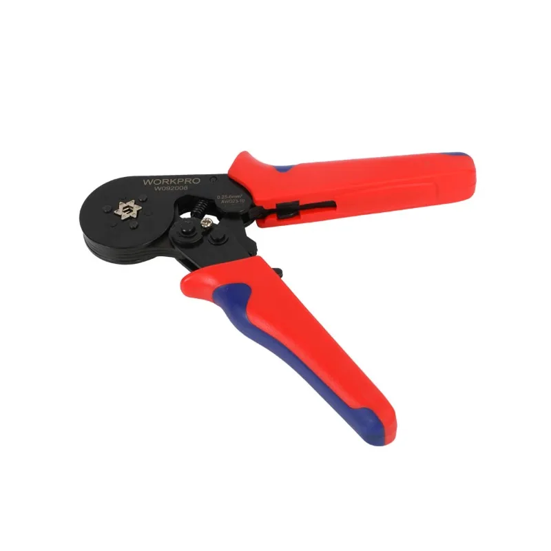 

WORKPRO 175mm Hex Sleeve Type Special Pliers, Multi-Function Crimping & Cutting Tool for Electrical Wiring