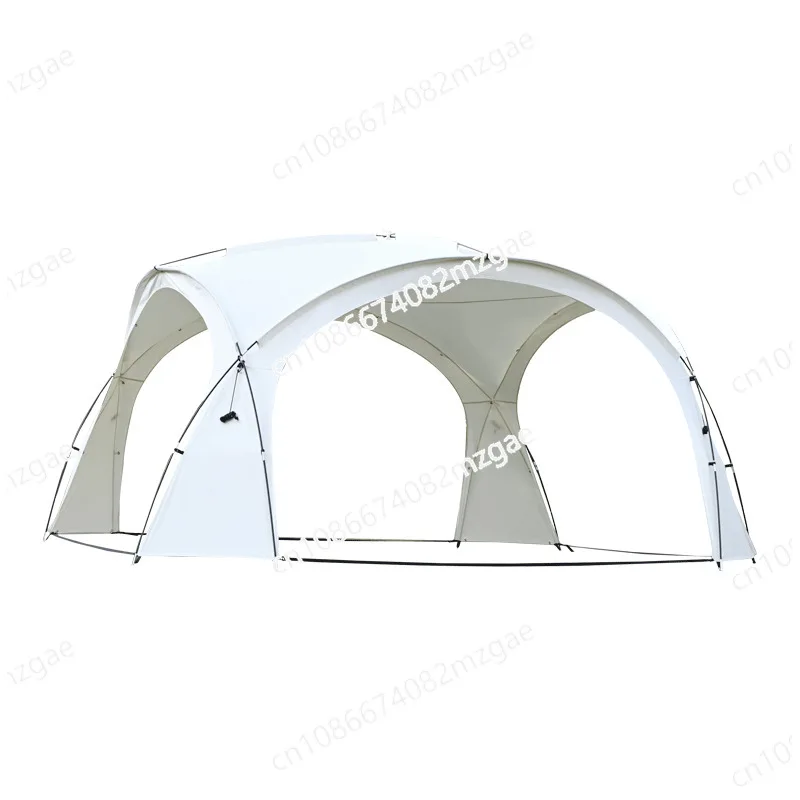 

Super thick dome canopy tent outdoor windproof camping windproof rainproof camping vinyl sun protection large awning equipment