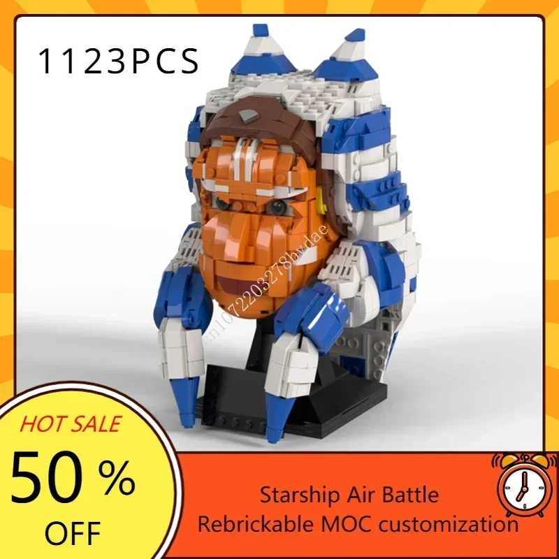 Ahsoka Queen Megafigure Modular MOC Creative street view Model Building Blocks Architecture Education Assembly Model Toys Gifts