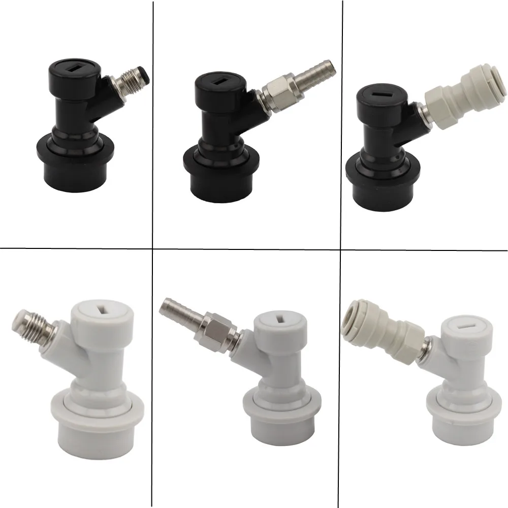 Ball Lock Disconnect Set,Home brew Beer Dispenser Corny Cornelius Keg Connector with FFL 3/8\