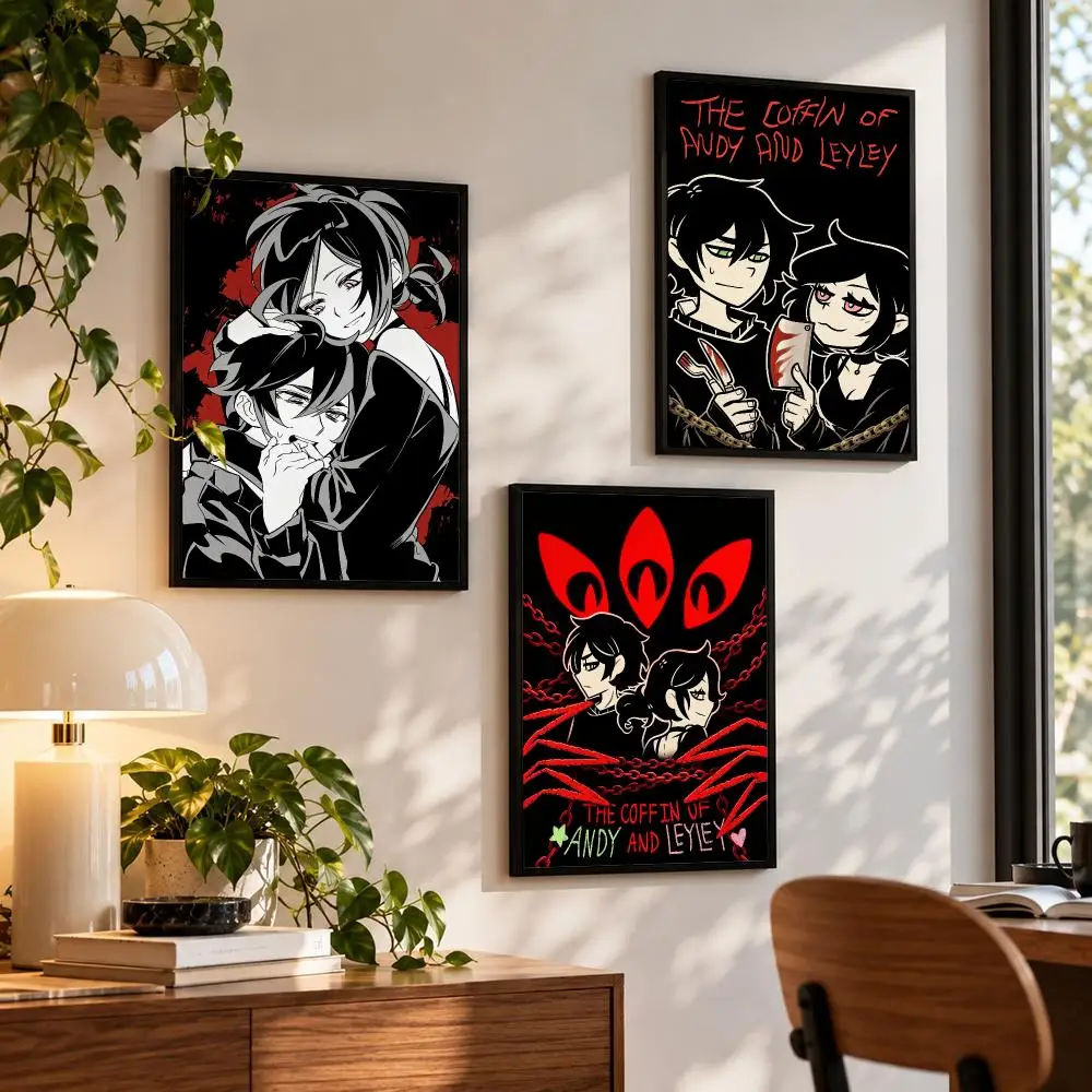 game The Coffin of Andy and Leyley Poster Poster HD Self Adhesive Waterproof Wall Art Print Bedroom Living Room Decor Gift