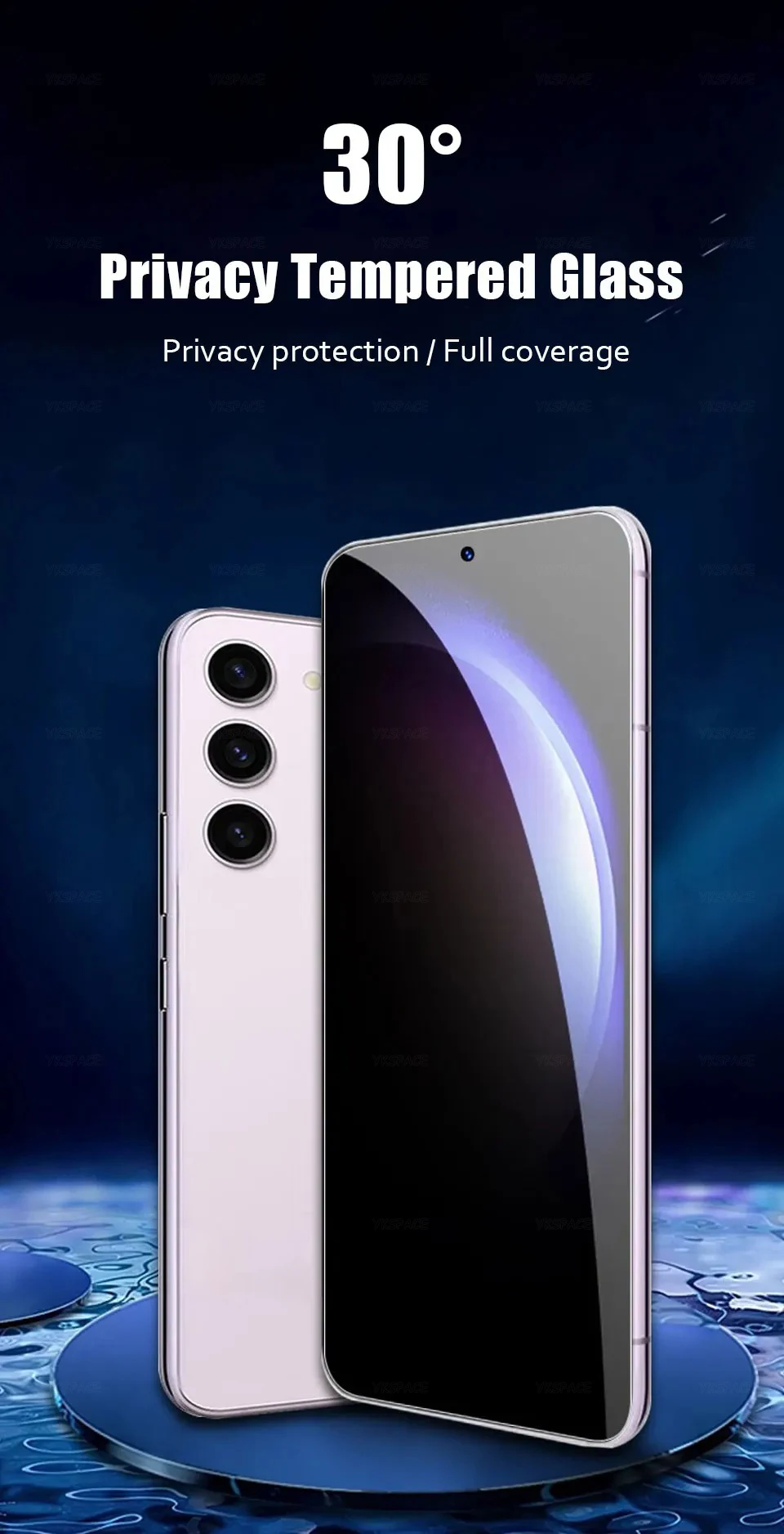 1–3 Stück Fingerabdruck-Entriegelung, Privatsphäre, Anti-Spionage-Pipiing, 0,2 mm, 9H gehärtetes Glas für Google Pixel 9 10 Pro XL Displayschutzfolie – Detail 7