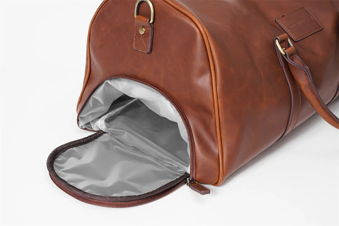 Luxus-Handtasche für Herren, Umhängetaschen, große Kapazität, Reisetasche, modische Handtasche für Herren, Trocken-Nass-Trennung, Sport-Fitness-Handtasche, Bolso – Detail 10