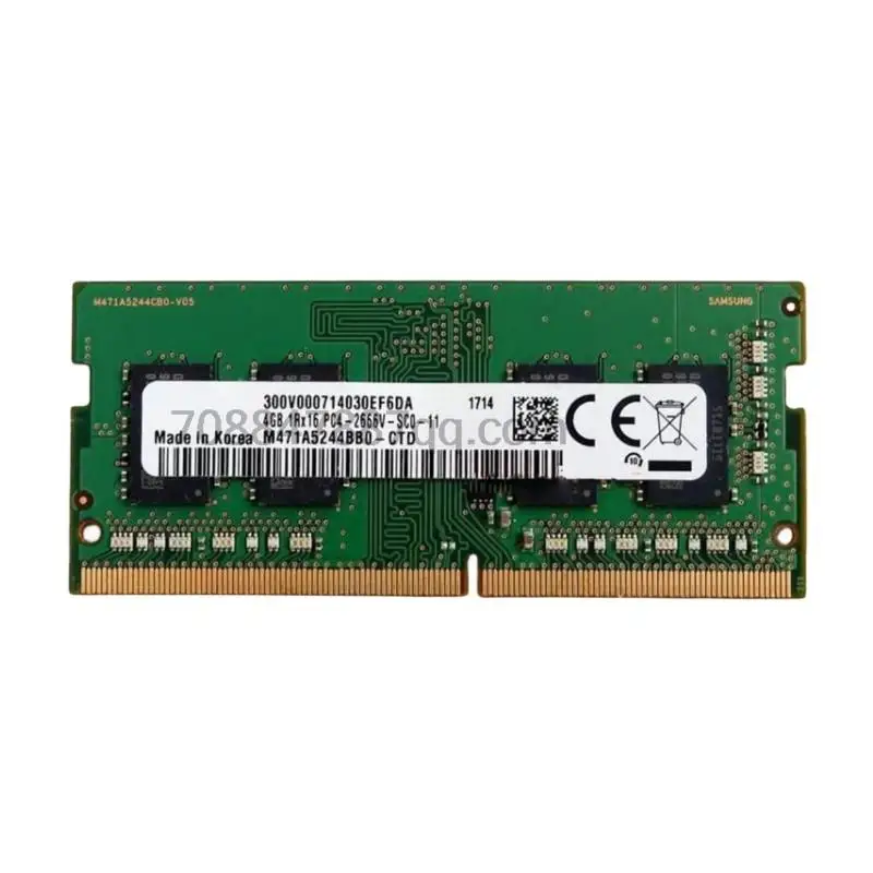 

original 100% authentique DDR4 4G 4GB 1RX16 PC4-2666V-S M471A5244CB0-CTD