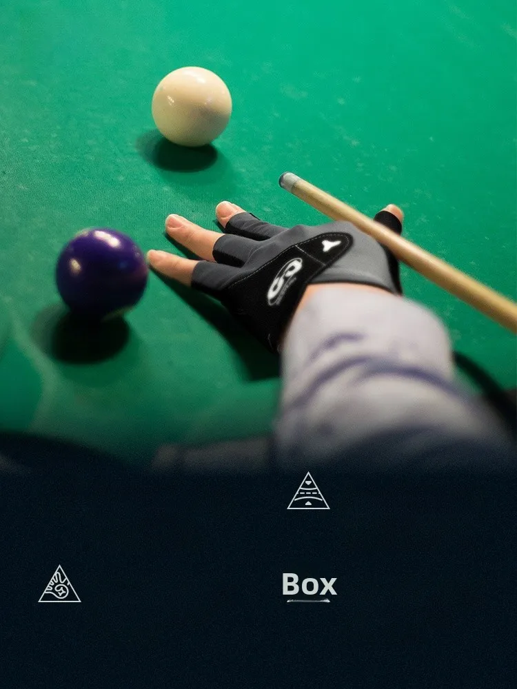 

Profional Billiard Gloves Tee-Finger Left Hand Men's Ice Silk Breathable Table Tennis Gloves Women's f-Fi...