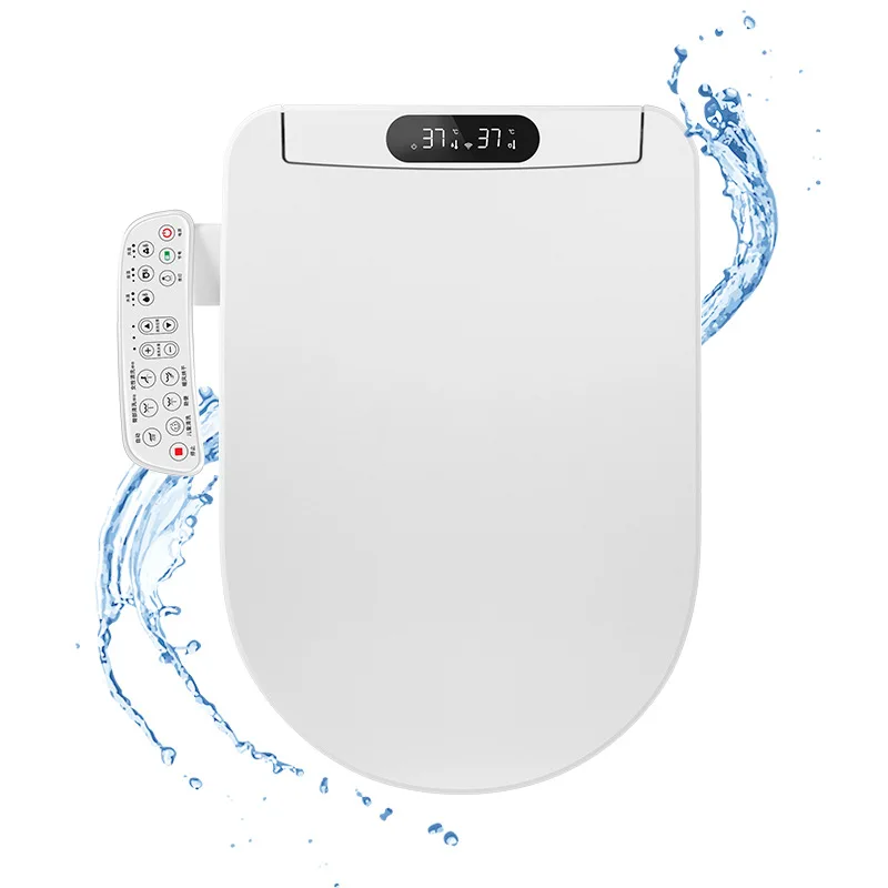 Hotel Automatic Cleaning U-Shaped Smart Toilet Seat Cover with Heating and Drying for Women Hygiene