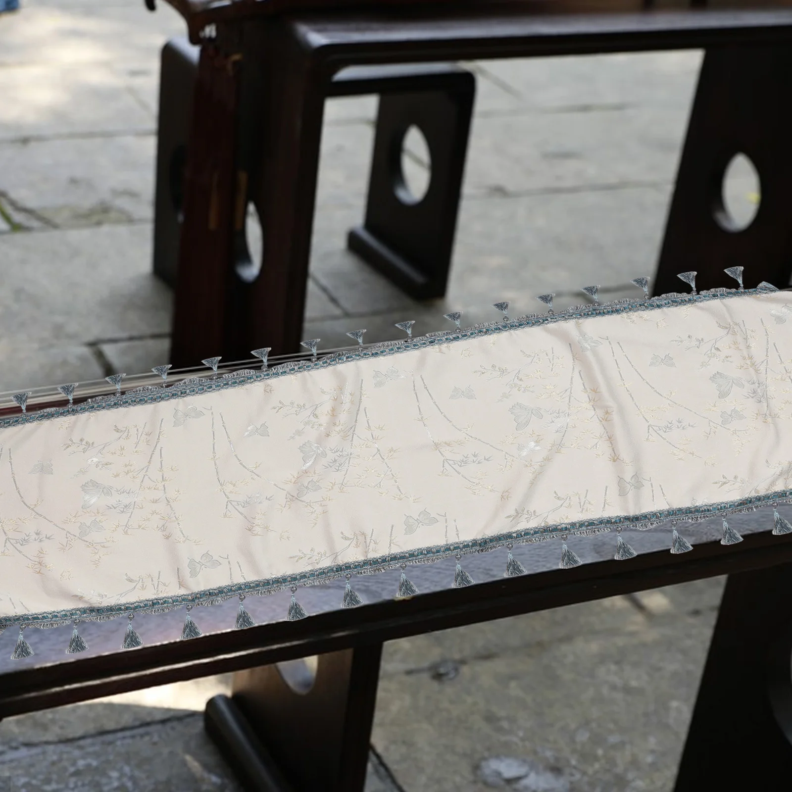 

Dust Cover Cloth Decorative Guzheng for Musical Instrument Replacement Cotton Linen Covers Ancient
