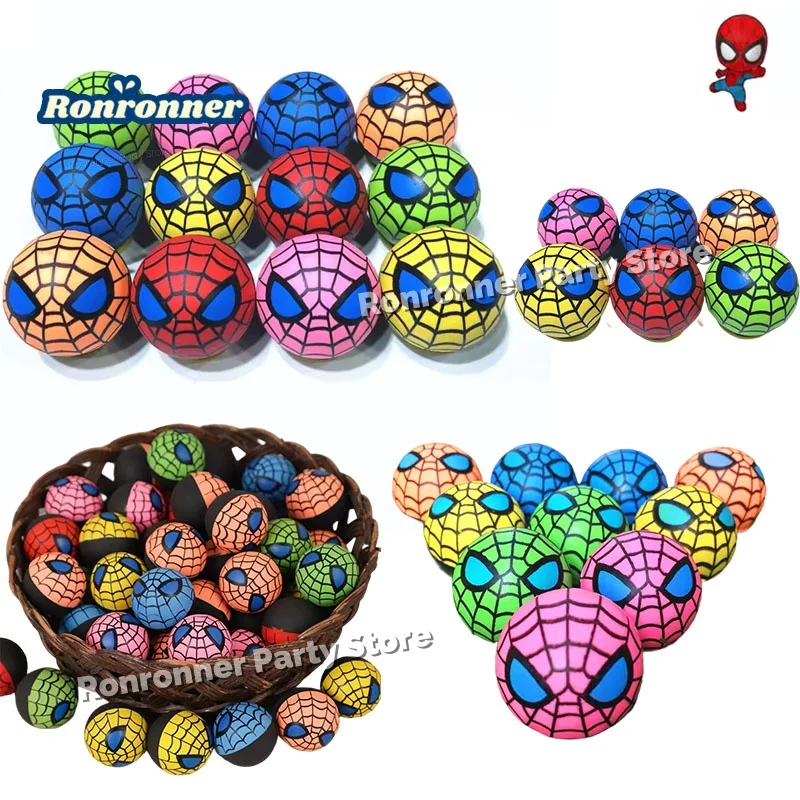 Pelota saltarina de araña - Juguetes de exterior para niños, recuerdos de fiestas de cumpleaños, rellenos de piñata de Halloween y premios escolares