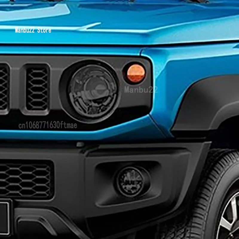 For Suzuki JIMNY 2019-2023- Car Headlight Protective Film Headlamp Tint Taillight Transparent Smoked Black TPU Sticker