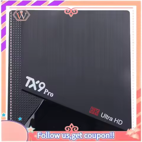 Upgraded TX9 Pro TV Box 6K HD Dual Brand 2.4G 5.8G Wifi Media Player Aiiwinner H313 Smart TV Box US Plug