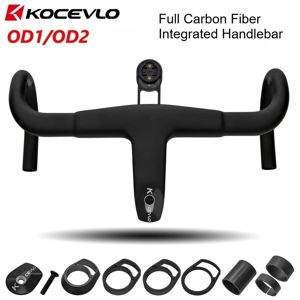 

Carbon Fiber Integrated Road Bike Handlebar H36 OD1 OD2 Aero Drop Bar Racing Bicycle Handle Lightweight Cycling Parts Gear